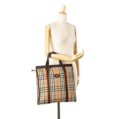 Haymarket Check Canvas Tote