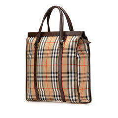 Haymarket Check Canvas Tote