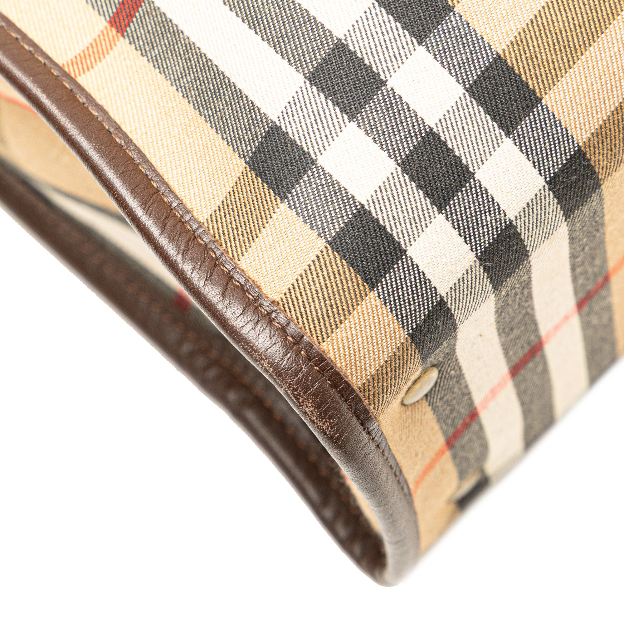 Haymarket Check Canvas Tote