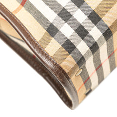 Haymarket Check Canvas Tote