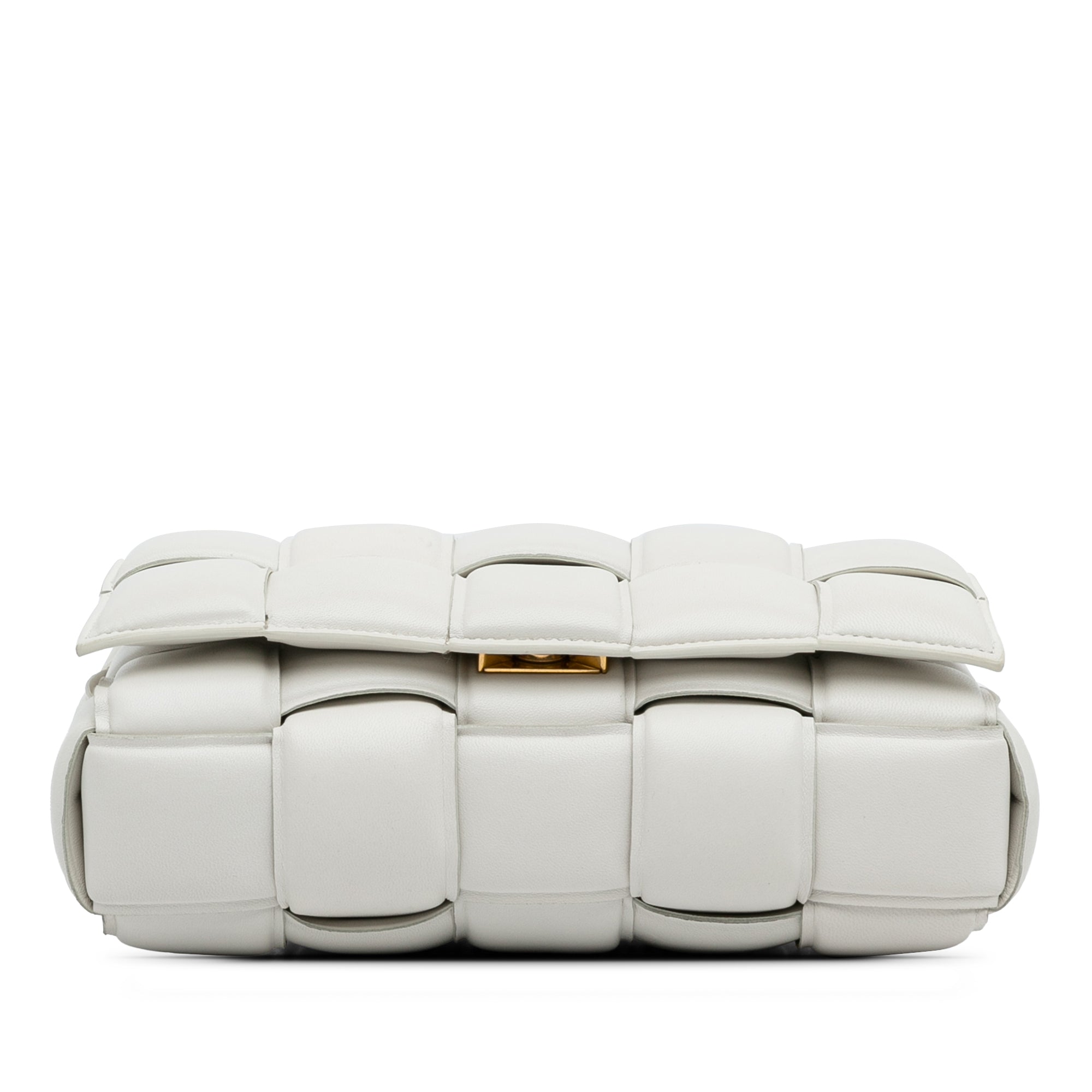Nappa Intrecciato Padded Chain Cassette Satchel