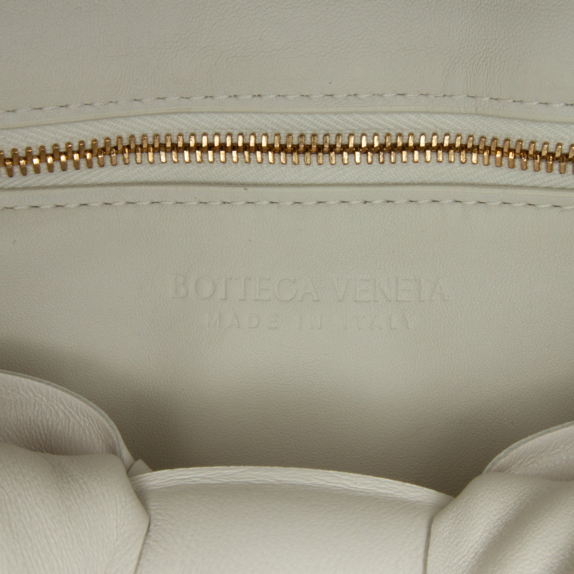 Nappa Intrecciato Padded Chain Cassette Satchel
