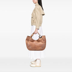 Medium Grained Calfskin Charlotte Hobo