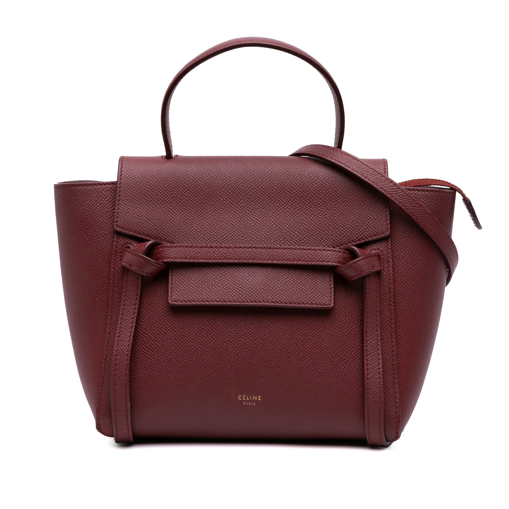 Nano Grained Calfskin Belt Bag