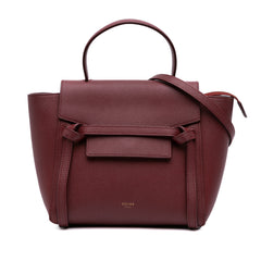 Nano Grained Calfskin Belt Bag