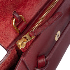 Nano Grained Calfskin Belt Bag