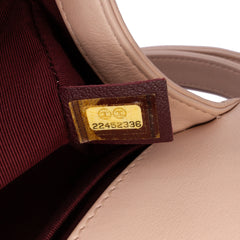 Medium Chevron Mixed Leathers Boy Flap
