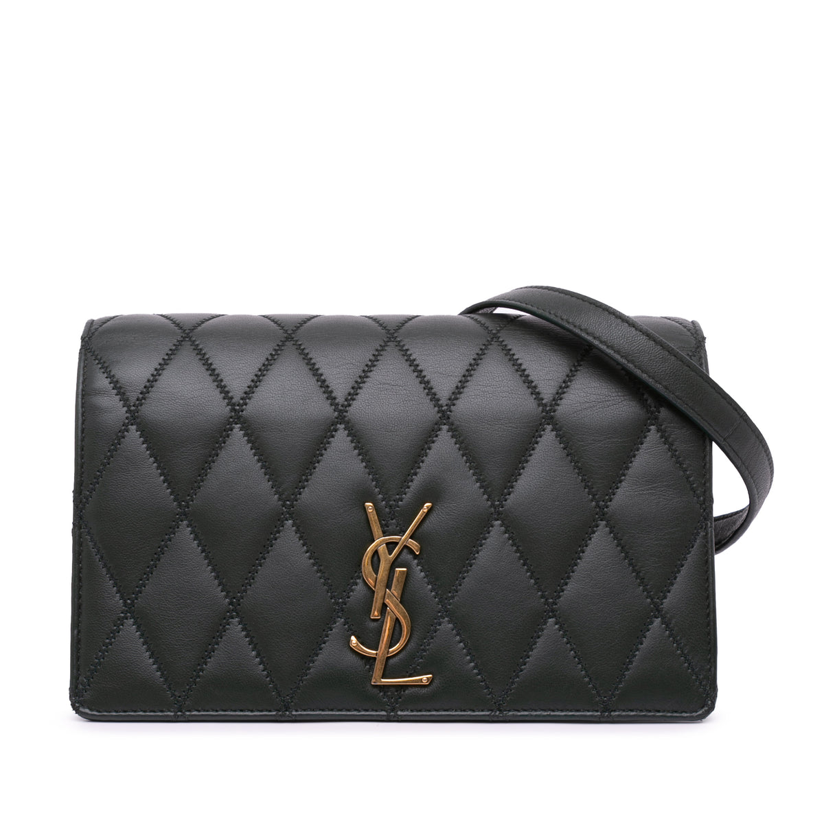 Diamond Quilted Lambskin Angie Chain Bag