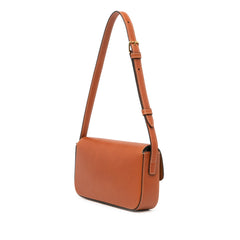 Leather Triomphe Claude Shoulder Bag