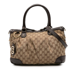GG Canvas Sukey Satchel