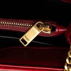 Small Velvet Monogram Matelasse LouLou Shoulder Bag