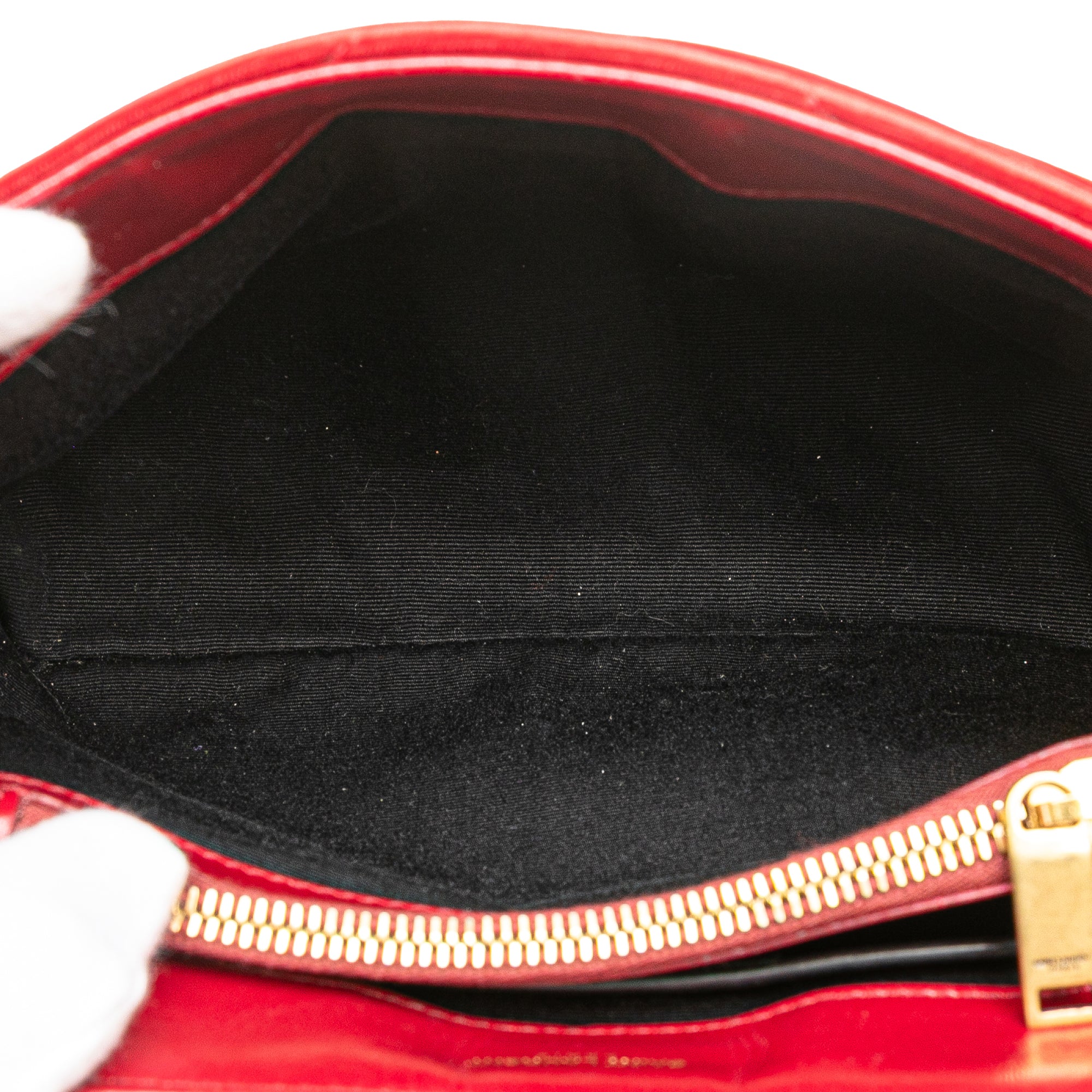 Small Velvet Monogram Matelasse LouLou Shoulder Bag