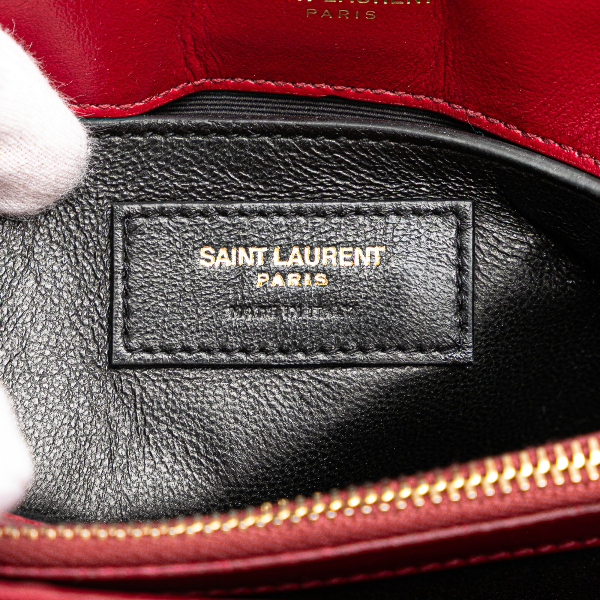 Small Velvet Monogram Matelasse LouLou Shoulder Bag