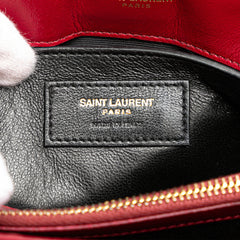 Small Velvet Monogram Matelasse LouLou Shoulder Bag