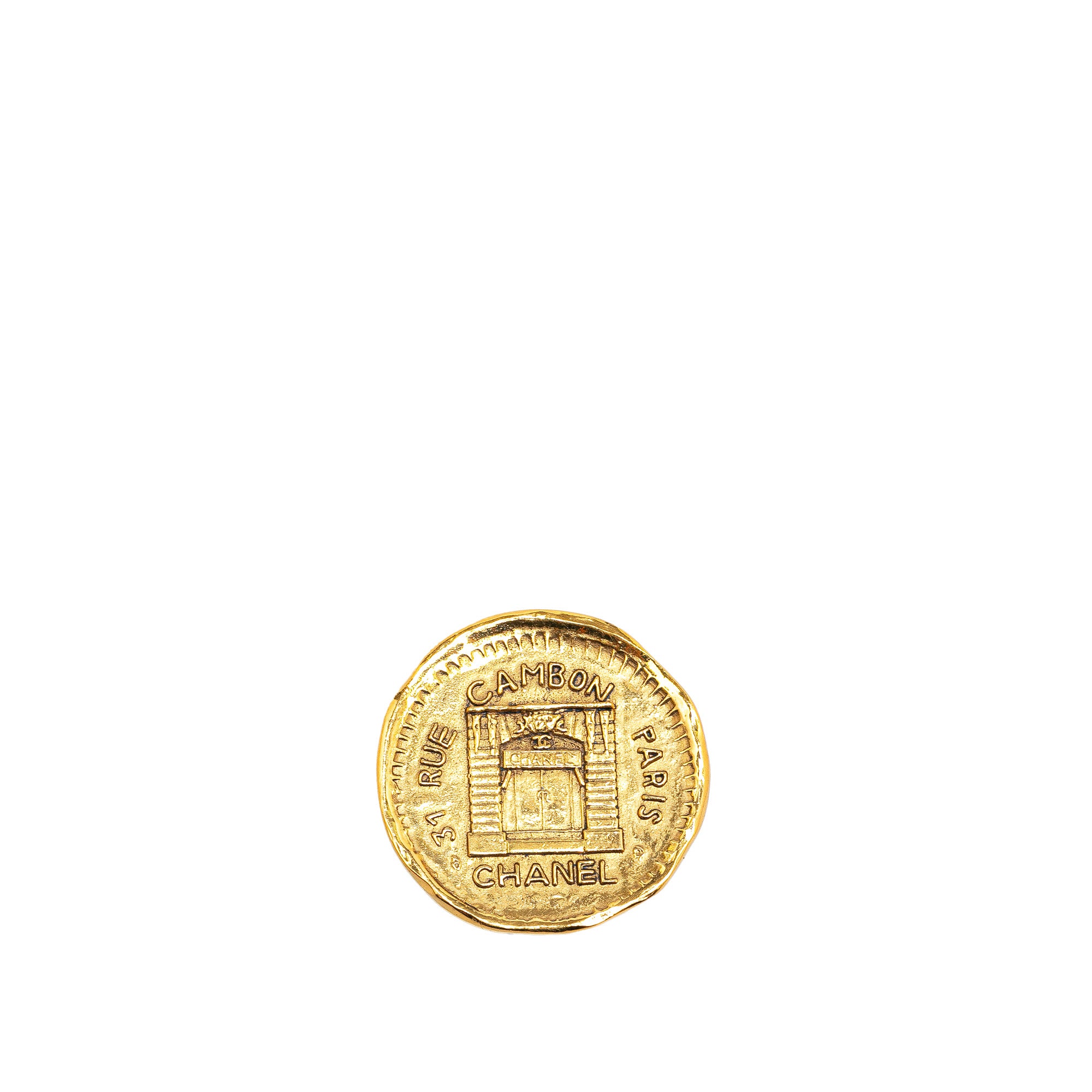 Gold Plated 31 Rue Cambon Brooch