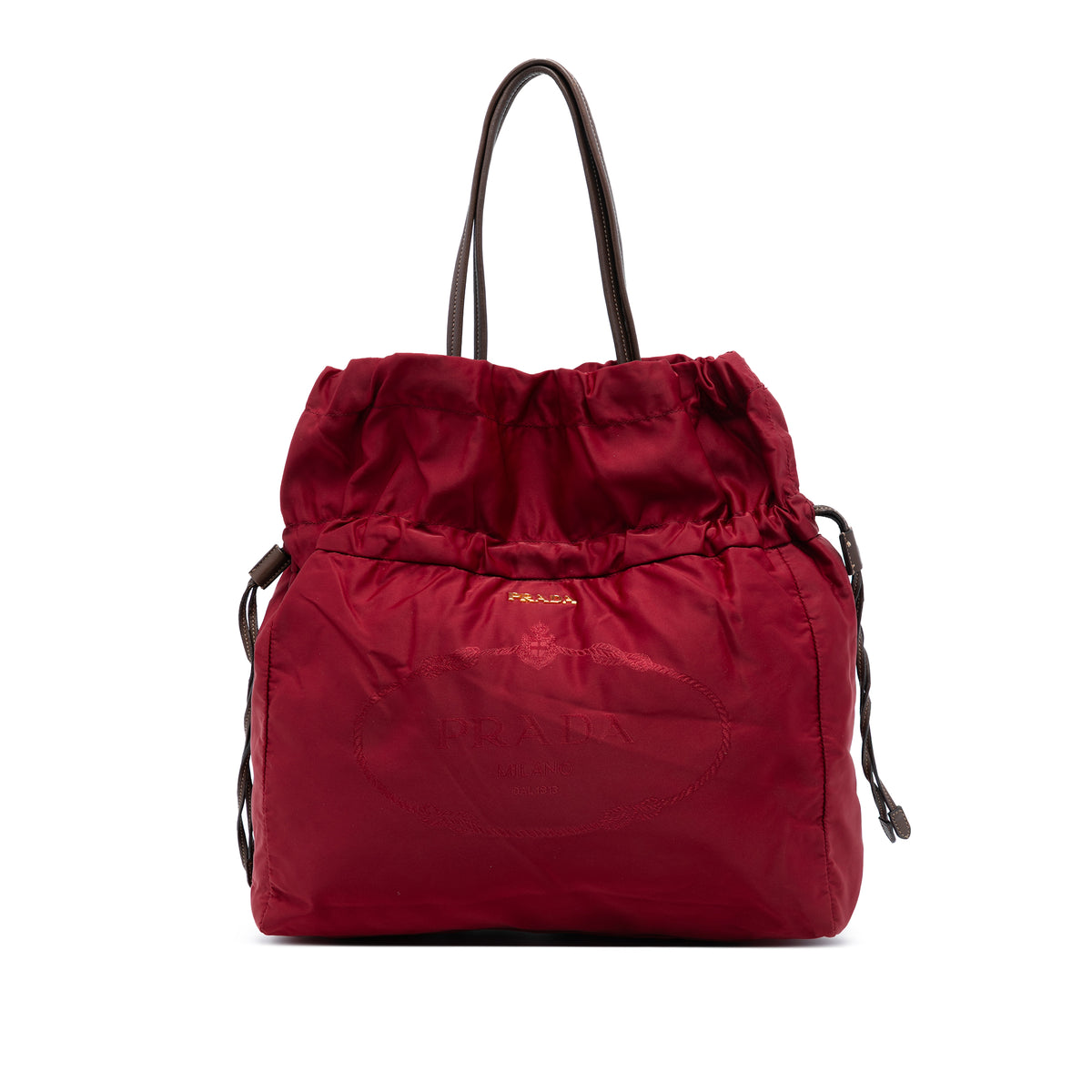 Tessuto Logo Drawstring Tote