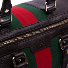 Calfskin Web Joy Boston Bag