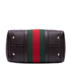 Calfskin Web Joy Boston Bag