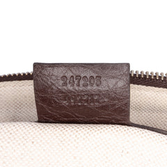 Calfskin Web Joy Boston Bag