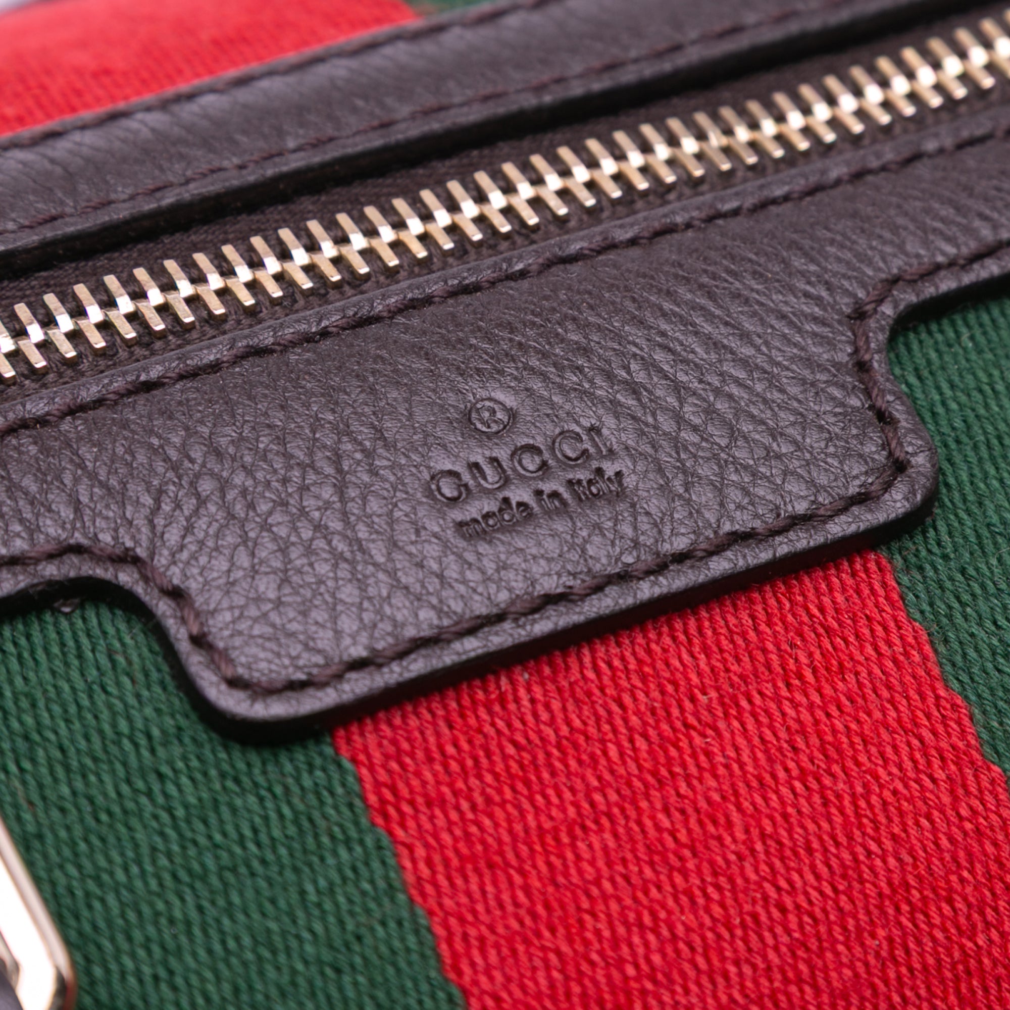 Calfskin Web Joy Boston Bag