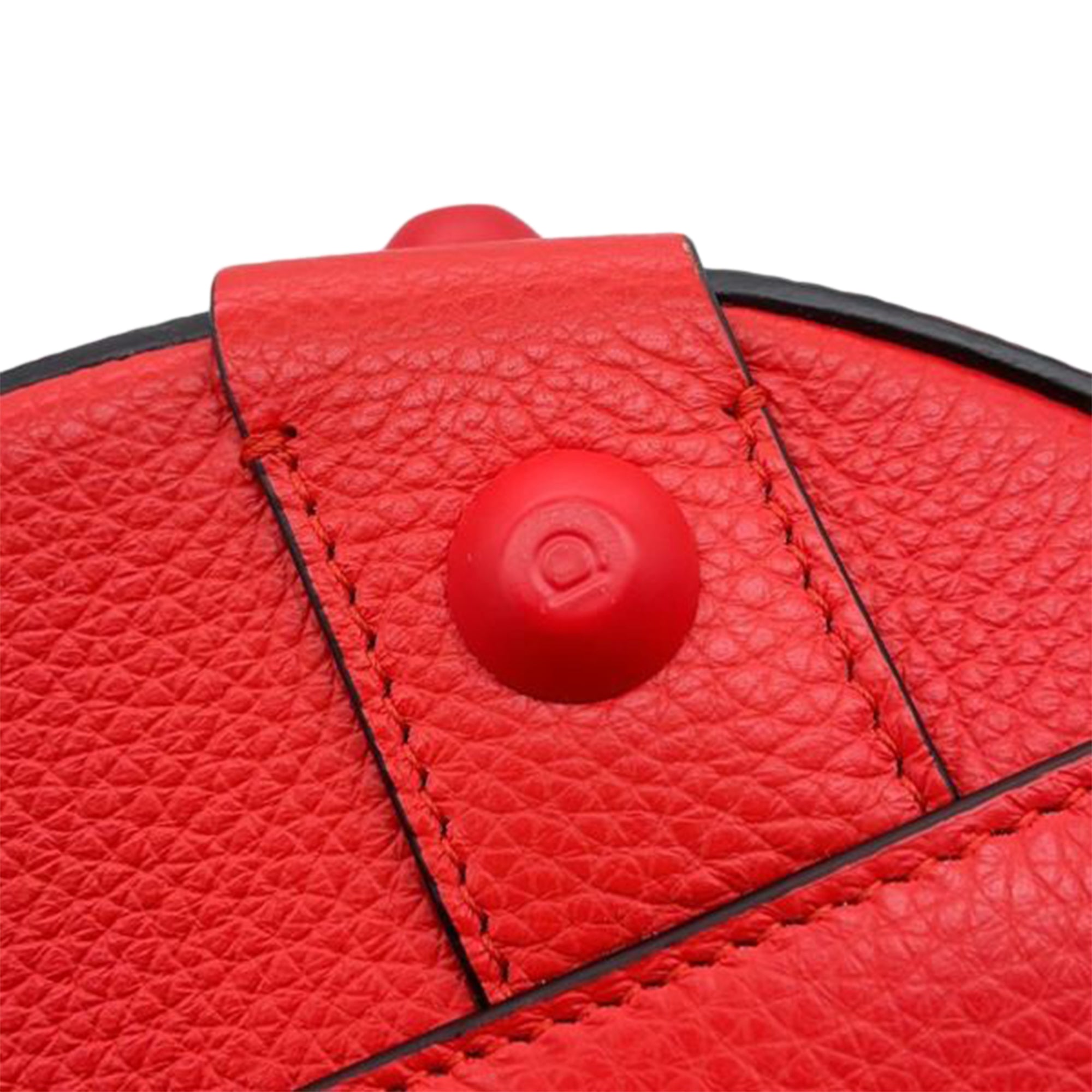Leather Cage Bucket Bag