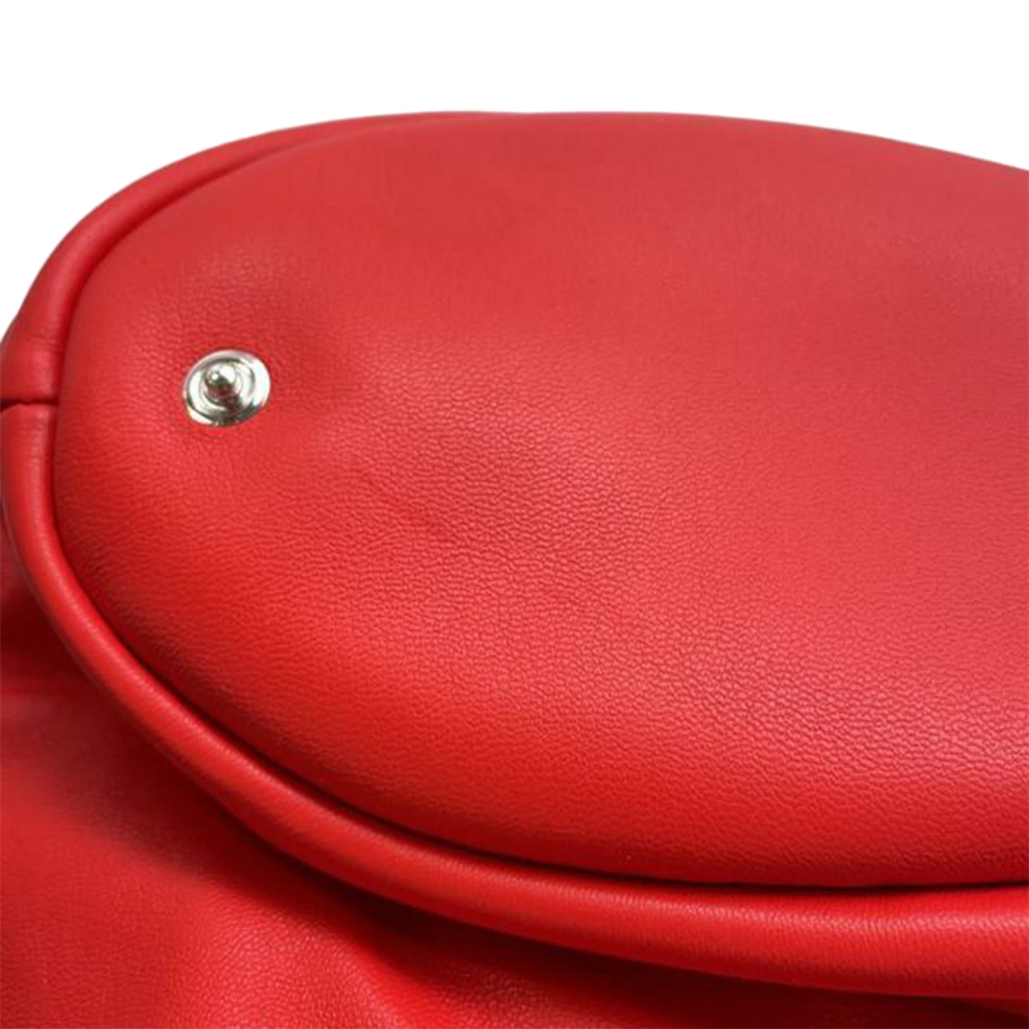 Leather Cage Bucket Bag