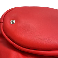 Leather Cage Bucket Bag