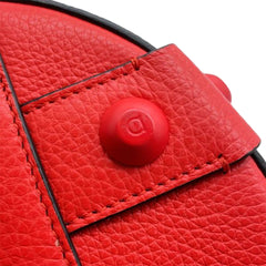 Leather Cage Bucket Bag