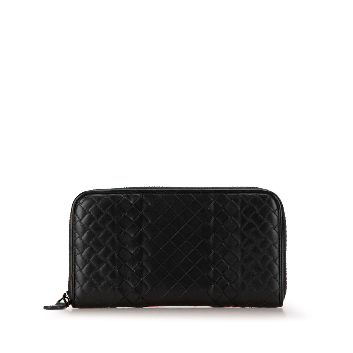 Intrecciato Zip Around Long Wallet