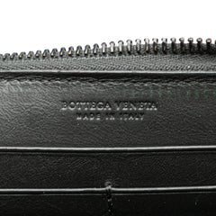 Intrecciato Zip Around Long Wallet