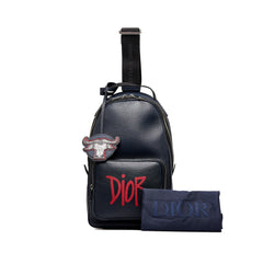 Shawn Stussy Grained Calfskin Year of the Ox Sling Bag