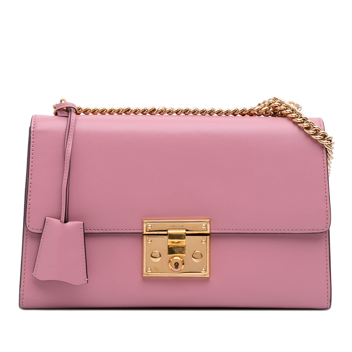 Medium Leather Padlock Shoulder Bag