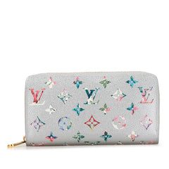 Metallic Monogram Garden Zippy Wallet_0