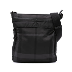 Tonal Check Canvas Crossbody