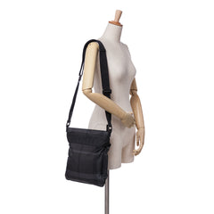 Tonal Check Canvas Crossbody