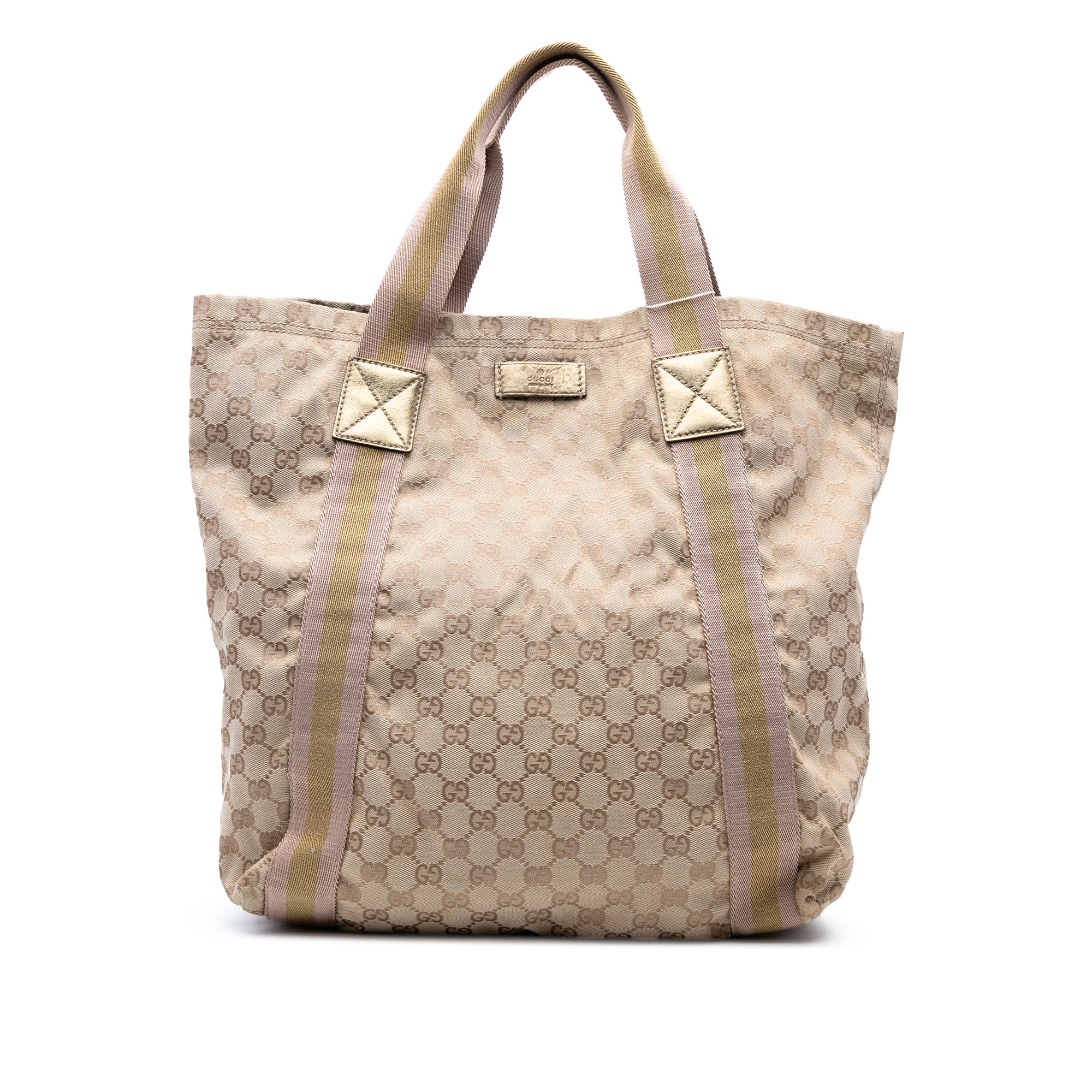 GG Canvas Web Tote
