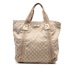 GG Canvas Web Tote