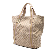 GG Canvas Web Tote