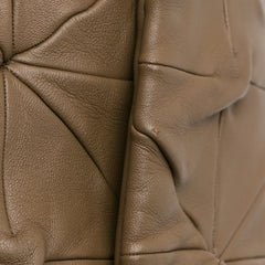 Jumbo Quilted Lambskin Origami Soft Squares Flap_8