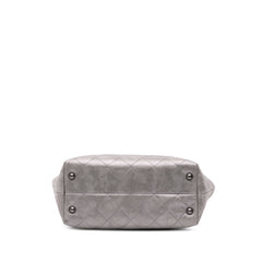Quilted Iridescent Calfskin Shopping in Chains Tote