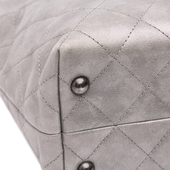 Quilted Iridescent Calfskin Shopping in Chains Tote