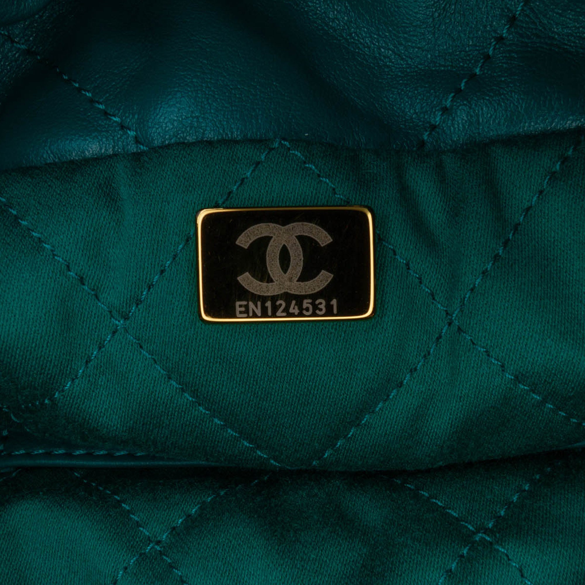 Mini Shiny Calfskin 22 Handbag