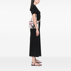 Medium Deerskin Floral Printed Lady Dior