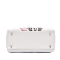Medium Deerskin Floral Printed Lady Dior