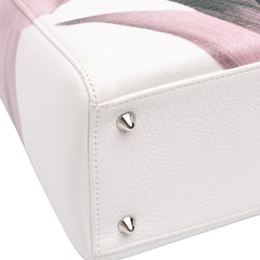 Medium Deerskin Floral Printed Lady Dior