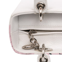 Medium Deerskin Floral Printed Lady Dior