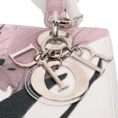 Medium Deerskin Floral Printed Lady Dior