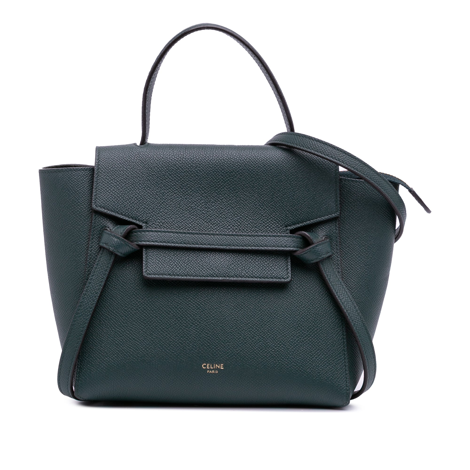 Nano Grained Calfskin Belt Bag