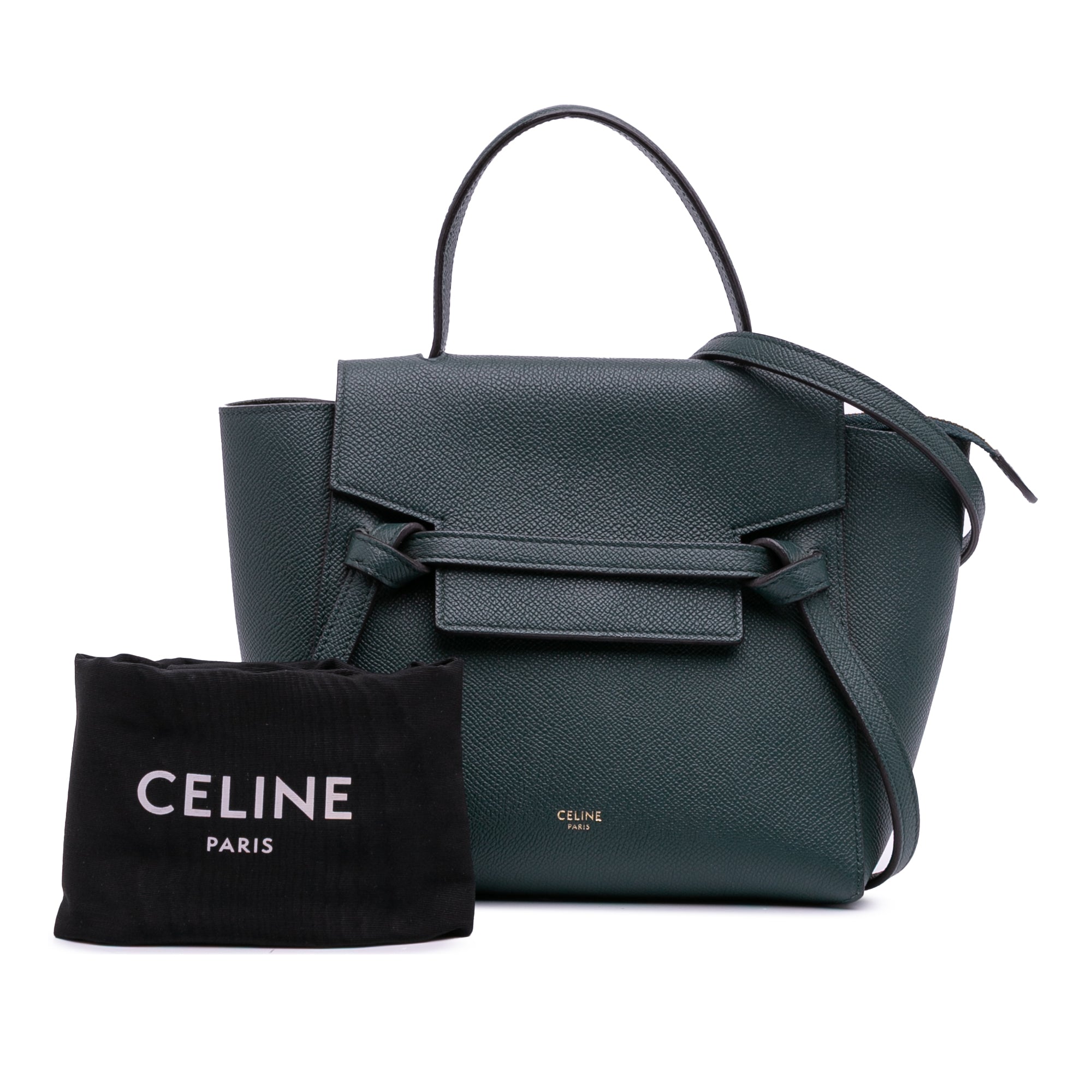 Nano Grained Calfskin Belt Bag