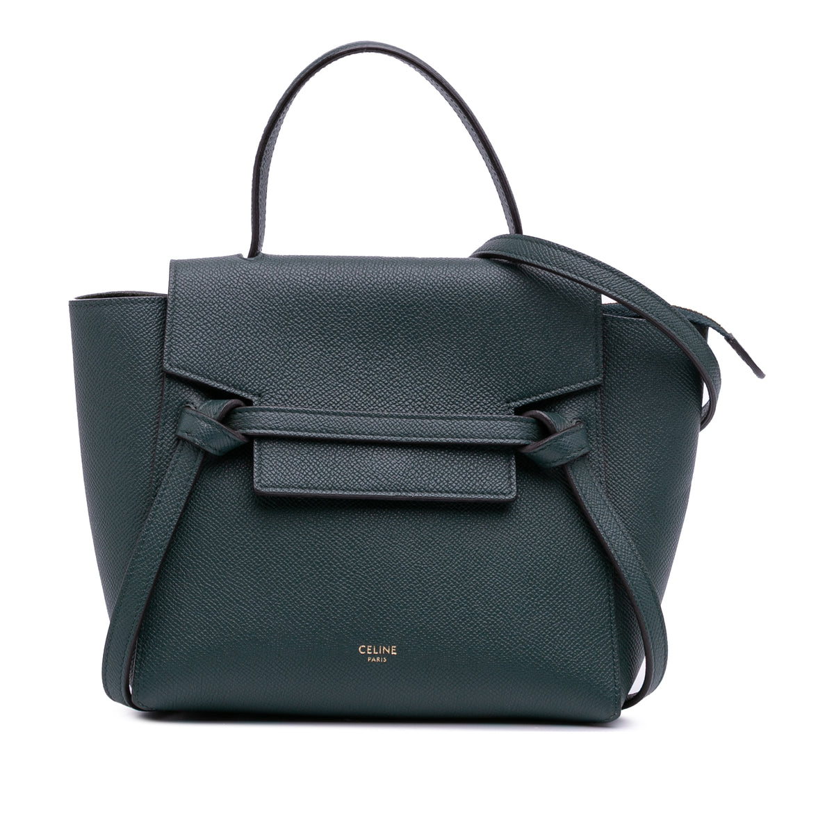 Nano Grained Calfskin Belt Bag